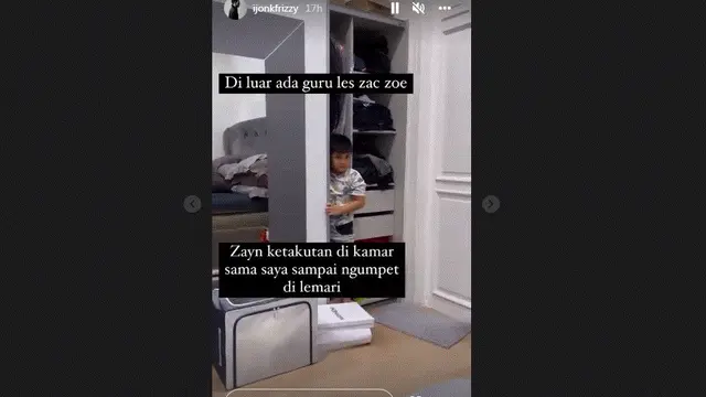 Anak Jonathan Frizzy Ketakutan saat Dhena Devanka ngamuk