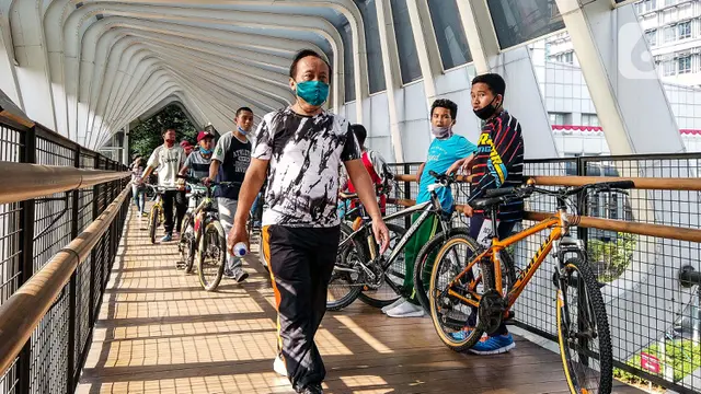 FOTO: Pemprov DKI Jakarta Siapkan 30 Kawasan Khusus Pesepeda