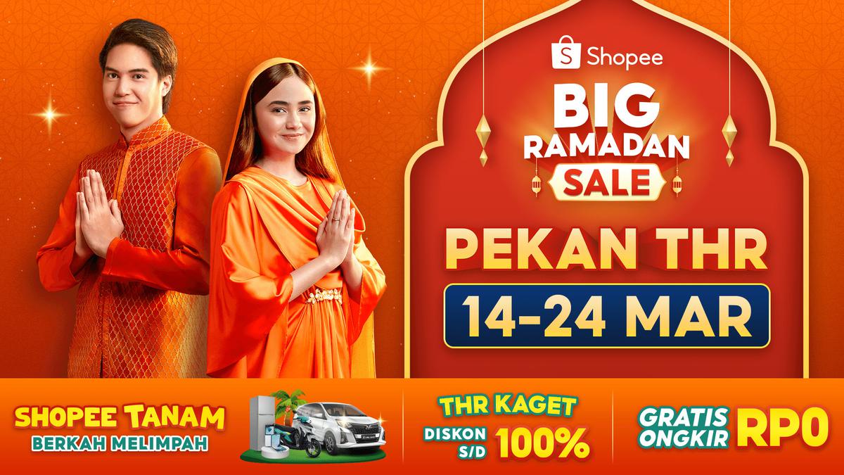 Pasangan El Rumi &amp; Syifa Hadju Membawa Keceriaan di Pekan THR Shopee Big Ramadan Sale!