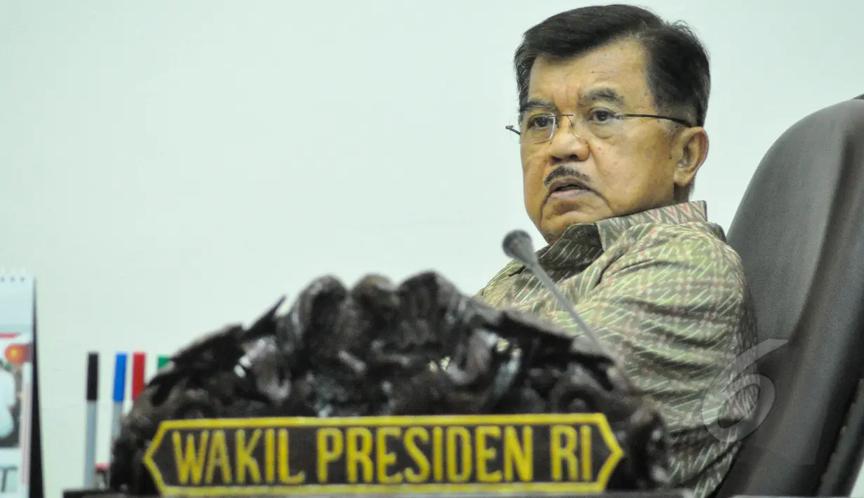 Wapres Jusuf Kalla (Liputan6.com/Faizal Fanani)