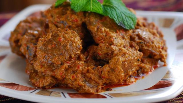 ilustrasi rendang ayam (Jilly Cheung/Asia One/AP Photos)