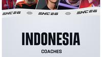 Daftar pelatih Timnas Indonesia di Esports Nations Cup 2026. (Dok. PB ESI)
