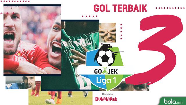 3 Gol Terbaik Liga 1 Indonesia