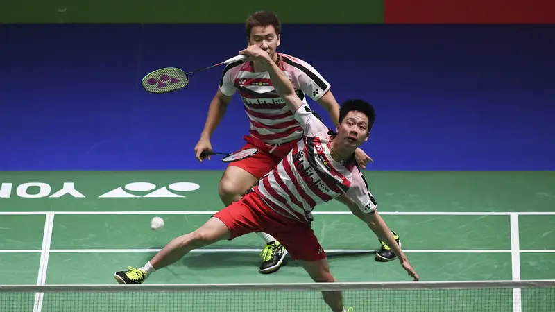 FOTO: Kevin Sanjaya / Marcus Gideon Sukses Pertahankan Gelar All England