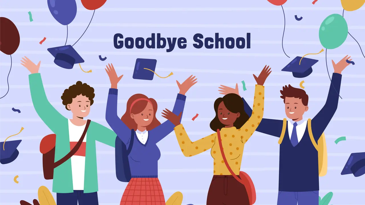 Ilustrasi perpisahan sekolah