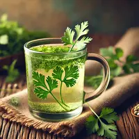 air rebusan daun ketumbar (ilustrasi oleh AI)