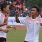 Pemain Persija merayakan gol Ismed Sofyan pada leg kedua babak 32 besar Piala Indonesia melawan 757 Kepri Jaya, Kamis (31/1/2019). (Dok Persija)