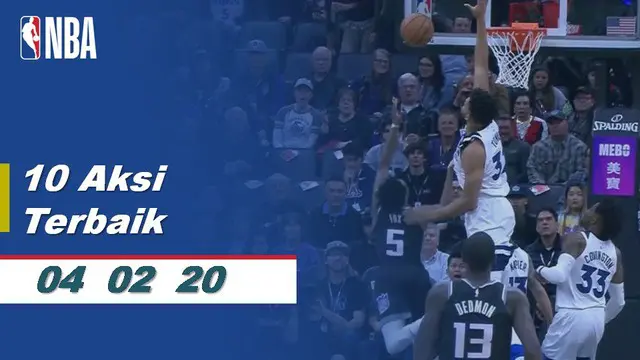 Berita Video 10 Aksi Terbaik NBA 4 Februari 2020