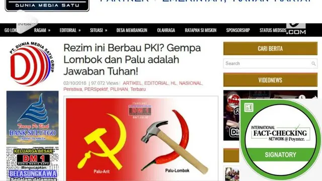 VIDEO: [CEK FAKTA] Kabar Jokowi Aktivis PKI Adalah Hoaks