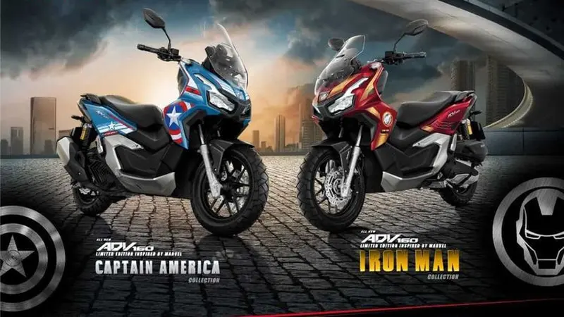 Honda ADV Edisi Captain America & Iron Man