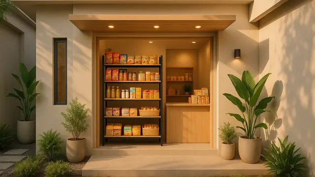 Model Warung Sembako Kekinian di Rumah