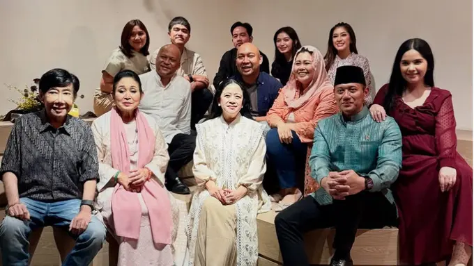 Potret Keluarga Cendana, Keluarga Cikeas, Keluarga Solo Hadir di Ulang Tahun Anak Prabowo