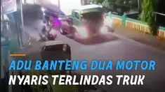 Kedua pemotor tak langsung bangun, diduga syok dan alami cedera.