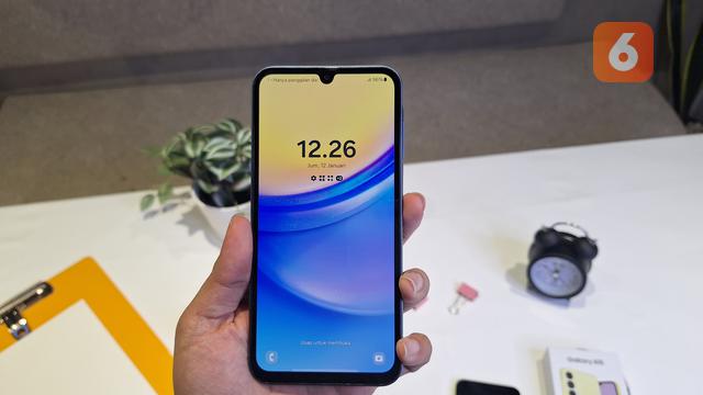 Samsung Galaxy A15 Series. (Liputan6.com/Giovani Dio Prasasti)