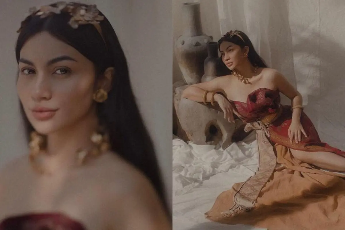 Pesona Cantik Ariel Tatum Berbalut Songket dan Tenun Bali di Pemotretan Terbaru, Dipuji Bak Bidadari