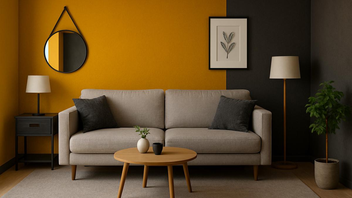 8 Inspirasi Cat Ruang Tamu 2 Warna, Buat Rumahmu Jadi Lebih Stylish