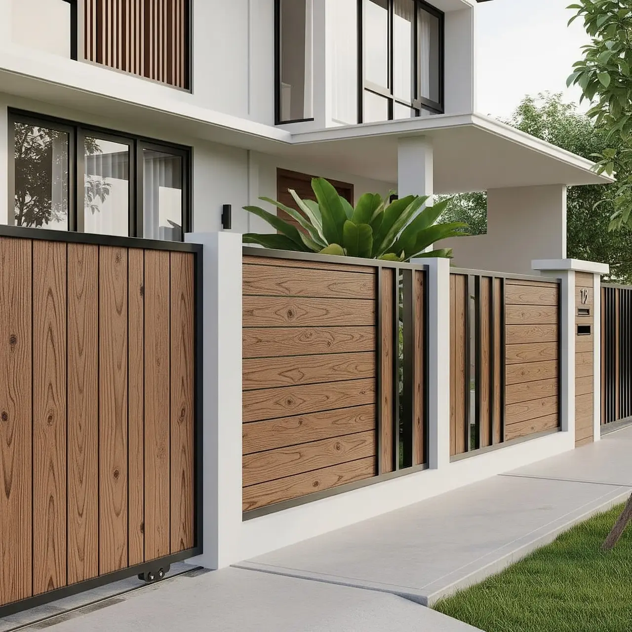 Inspirasi Pagar Besi Kombinasi Fiber 2026: Minimalis, Industri, Modern