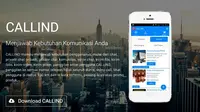 Aplikasi Callind buatan karya anak bangsa yang baru diluncurkan (kredit: callind)