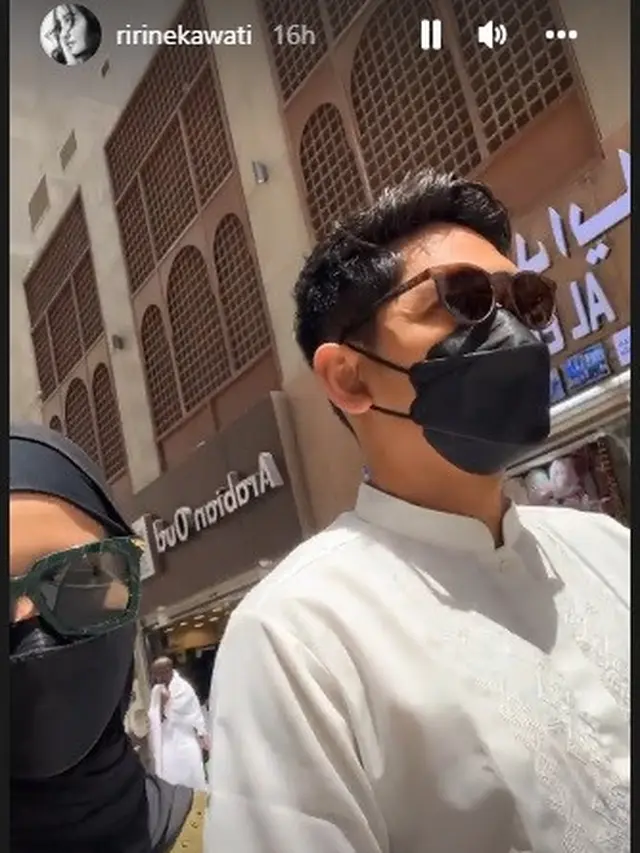 Ririn Ekawati menjalankan ibadah umrah bulan Ramadhan 2022 (Foto: Instagram/@ririnekawati)