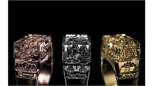 7 Desain Minatur Kota Pada Cincin Ini Keren Banget