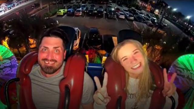 Seorang pria kehilangan gigi palsunya usai menaiki wahana ekstrem, ketapel.