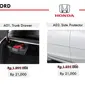 Honda Prospect Motor obral aksesoris serba Rp 21 ribuan selama ajang Indonesia International Motor Show (IIMS) 2018 di JIExpo, Kemayoran, Jakarta, Rabu (25/4/2018)