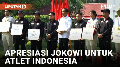 VIDEO: Jokowi Berikan Bonus Miliaran Rupiah Untuk Atlet Peraih Medali Olimpiade Paris 2024