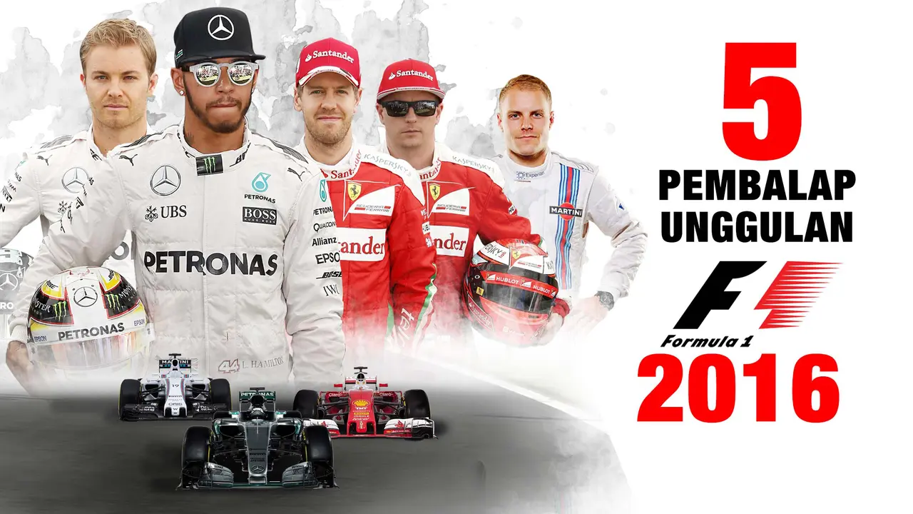 Profil Singkat 5 Pembalap Unggulan F1 2016