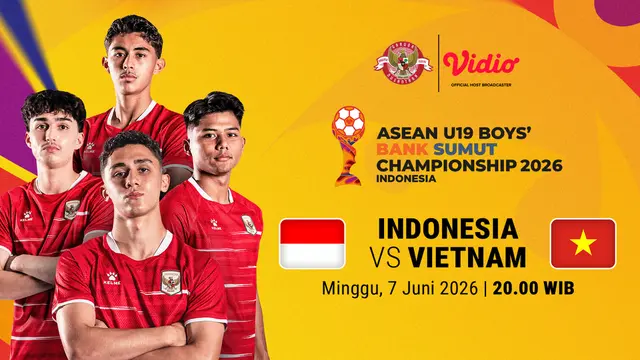 Indonesia vs Vietnam: ASEAN U19 Boys Championship 2026