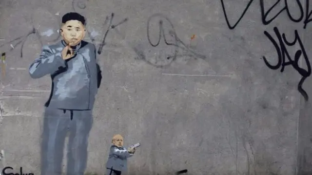 Mural Kim Jong-un