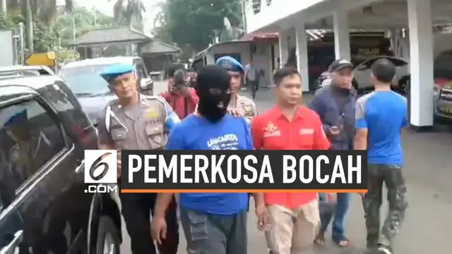 Polres Bogor berhasil ungkap kasus pemerkosaan bocah. Pelaku ternyata masih di bawah umur. Ia tertangkap di Setu Bekasi Jawa Barat.