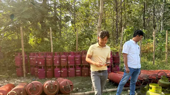 Gudang Oplosan LPG di Blora Digerebek, 969 Tabung Diamankan