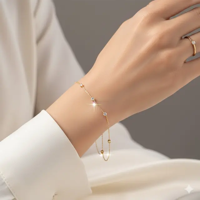 Gelang Emas Tipis Favorit Ibu-Ibu