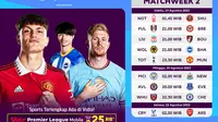 Siaran Langsung Liga Inggris 2023/2024 Matchweek 2 di Vidio