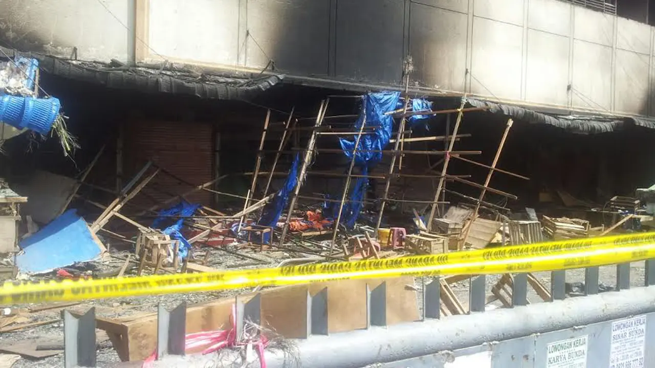 kebakaran pasar aksara medan