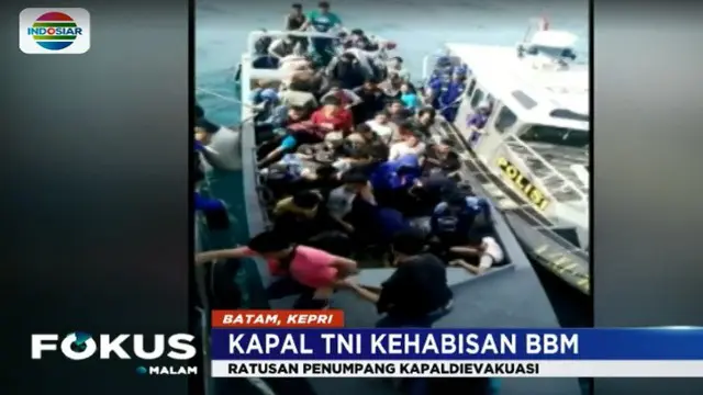 Saat berangkat kapal cepat yang ditumpangi para TKI ilegal ini kehabisan bahan bakar saat berlayar dari Malaysia hendak menuju Batam.