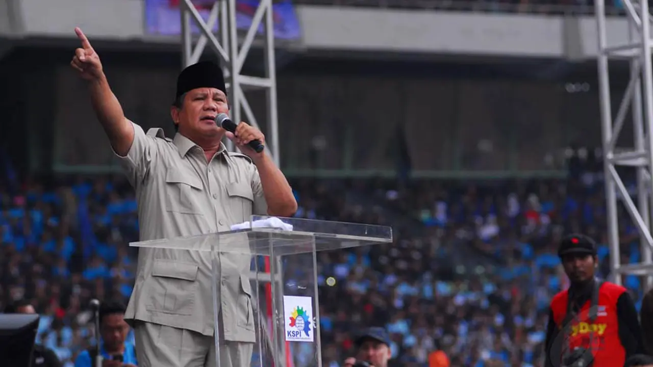 Prabowo Hadiri Perayaan May Day di GBK