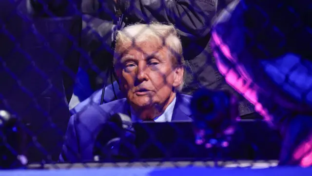 Bersama Elon Musk, Donald Trump Terpantau Saksikan Laga Utama Ultimate Fighting Championship