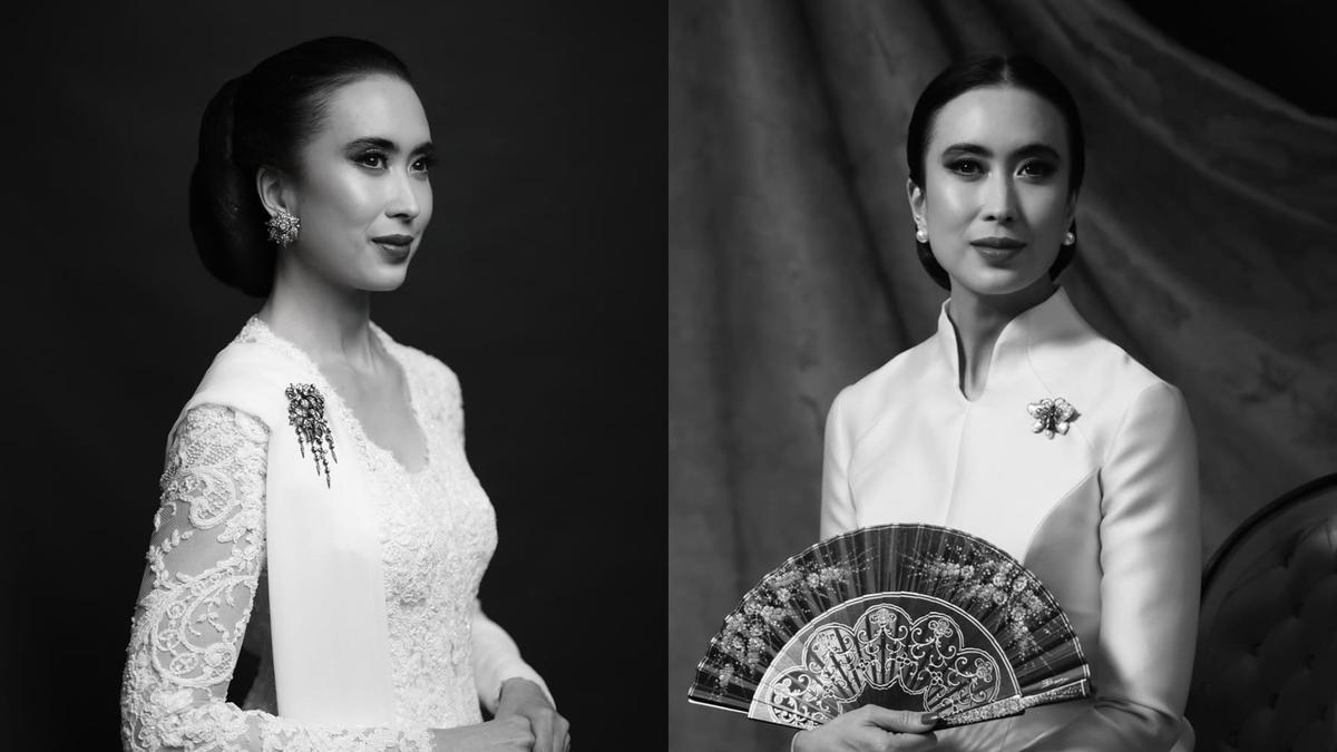 6 Potret Anggun Menpar Widi Wardhana Bak Bangsawan dalam Foto Hitam Putih