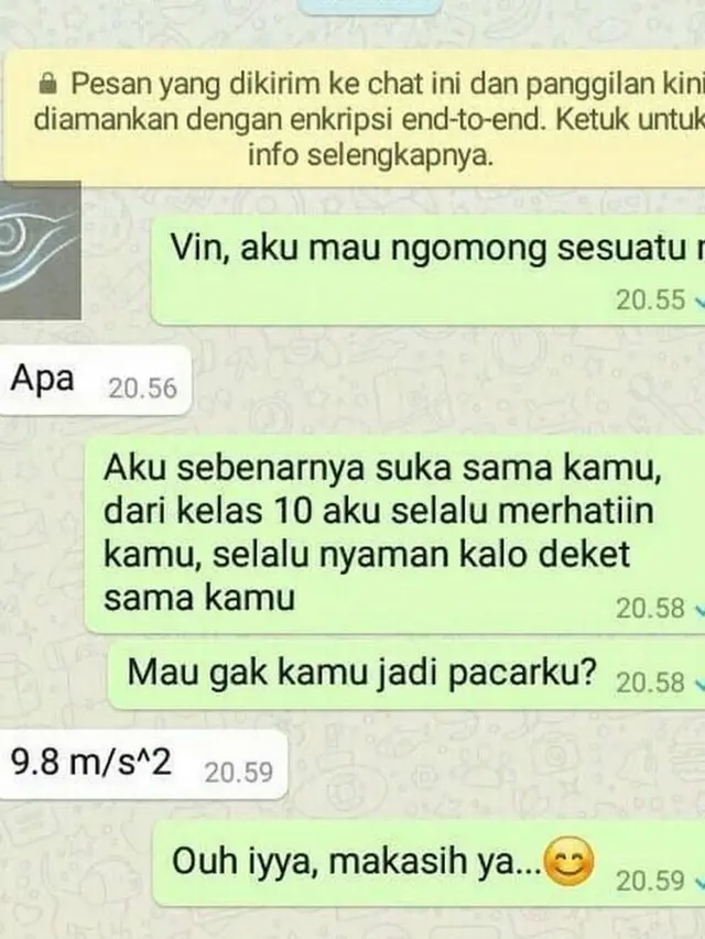 6 Chat ke Gebetan Pakai Rumus Fisika dan Matematika Ini Bikin Mikir
