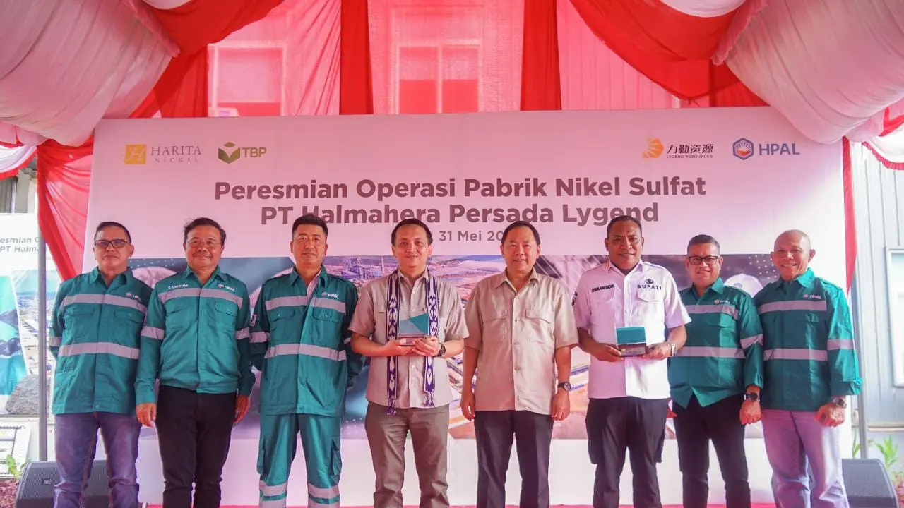 Harita Nickel meresmikan operasi produksi nikel sulfat pertama di Indonesia dan terbesar di dunia yang terletak di Pulau Obi, Kabupaten Halmahera Selatan, Provinsi Maluku Utara. (Dok Harita)