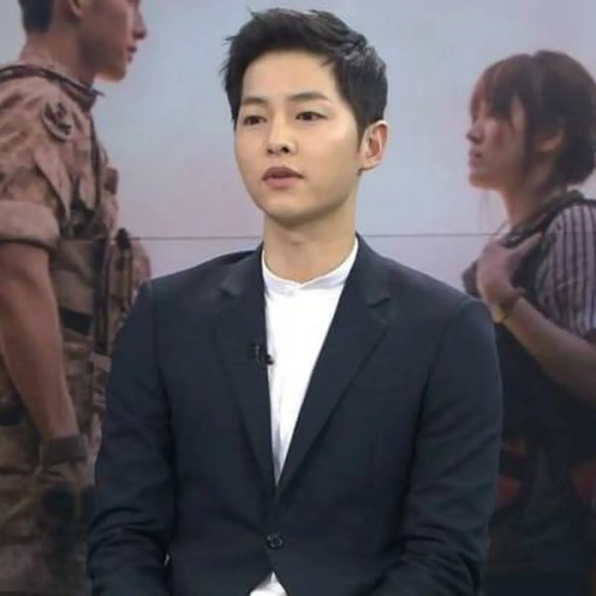 Watch 'Descendants Of The Sun' Song Joong Ki On KBS News [English