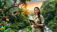 faktor penyebab munculnya keanekaragaman makhluk hidup salah satunya adalah ©Ilustrasi dibuat AI