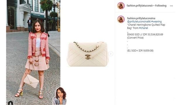 7 Koleksi Sling Bag Mewah Prilly Latuconsina, Ditaksir Capai Ratusan Juta