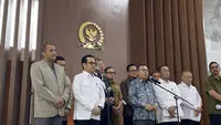 Anggota Fraksi NasDem DPR, Arif Rahman menerima perwakilan Himpunan Mahasiswa FISIP se-Indonesia pada Selasa (18/8/2026). (Delvira Hutabarat/Liputan6.com)