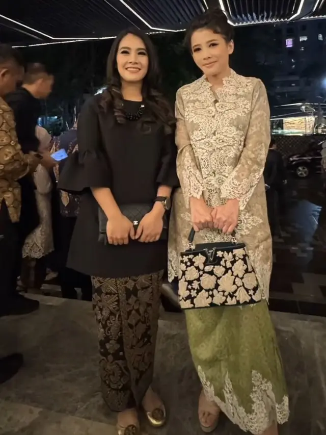 OOTD Ibu Pejabat hingga Istri Pejabat saat Kondangan ke Pernikahan Wakil Ketua MPR RI.