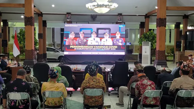 Rapat kordinasi capaian vaksinasi di Kabupaten Situbondo (Istimewa).