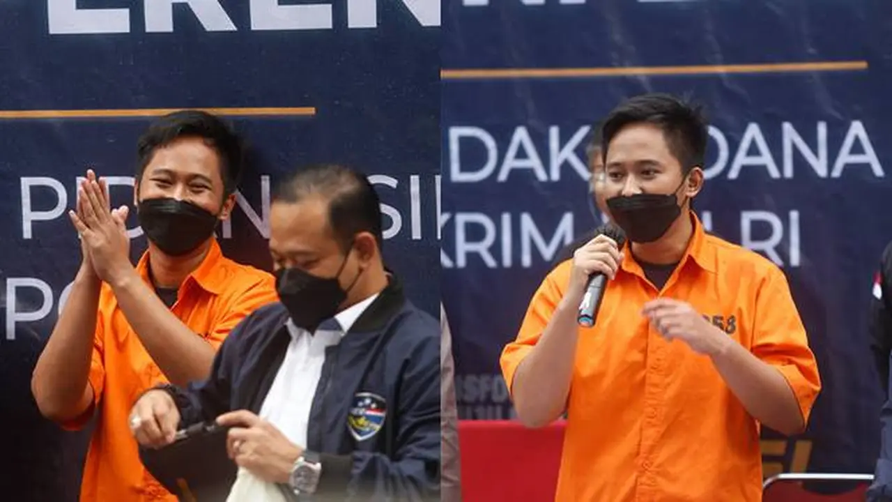 Masih Penuh Senyum, Ini 6 Potret Doni Salmanan yang Sudah Pakai Baju Tahanan