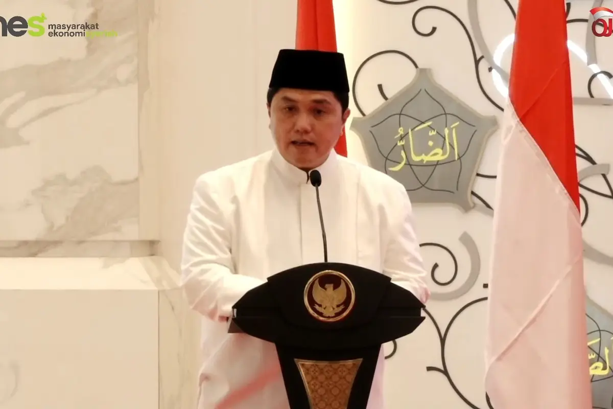 Menteri BUMN sekaligus Ketua Umum Pengurus Pusat MES Erick Thohir