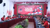 Pembekalan bakal caleg PDIP dari purnawirawan TNI dan Polri. (Liputan6.com/Putu Merta Surya Putra)
